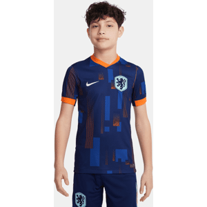 Netherlands (Men's Team) 2024/25 Stadium Away Nike Dri-FIT Soccer Replica Fußballtrikot für ältere Kinder - Blau - L