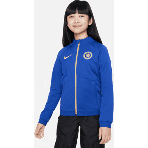 Nike FC Chelsea Academy ProStrick-Fußballjacke für ältere Kinder - Blau - M