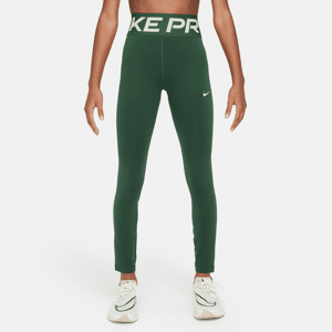 Nike Pro Dri-FIT Leggings für Mädchen - Grün - S