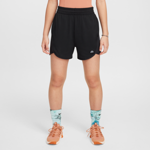 Nike BreezyDri-FIT Trainingsshorts für Mädchen - Schwarz - XS