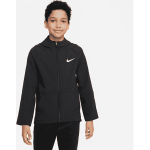 Nike Dri-FITGewebte Trainingsjacke für ältere Kinder (Jungen) - Schwarz - XL