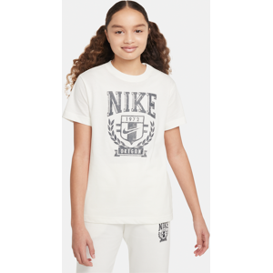 Nike Sportswear T-Shirt für ältere Kinder (Mädchen) - Weiß - L