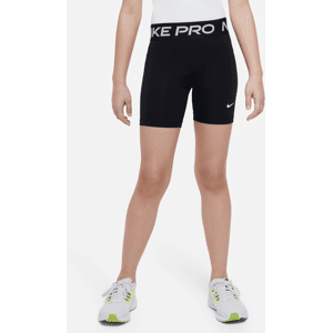 Nike Pro Dri-FIT Shorts (ca. 12,5 cm) für ältere Kinder (Mädchen) - Schwarz - M