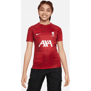 Liverpool FC Academy ProNike Dri-FIT Pre-Match-Fußballoberteil für ältere Kinder - Rot - XS