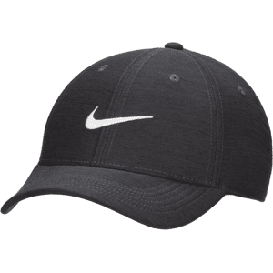 Nike Dri-FIT Club strukturierte, melierte Cap - Schwarz - S/M