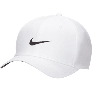 Nike Dri-FIT Rise strukturierte Snapback-Cap - Weiß - S/M