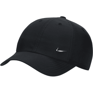 Nike Dri-FIT ClubUnstrukturierte Metall-Swoosh-Cap für Kinder - Schwarz - TAILLE UNIQUE