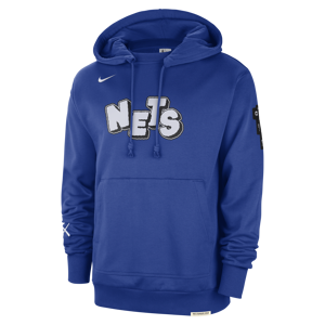 Brooklyn Nets Standard Issue 2023/24 City EditionNike NBA Courtside Hoodie für Herren - Blau - M