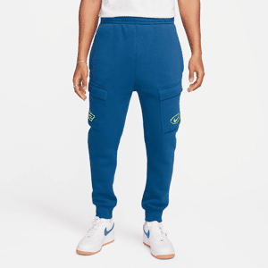 Nike Sportswear Fleece-Cargohose für Herren - Blau - L