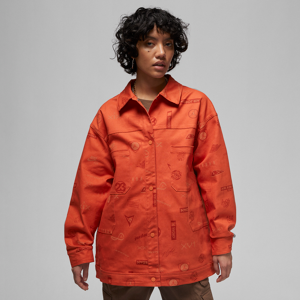 JordanTrucker-Jacke für Damen - Orange - L (EU 44-46)