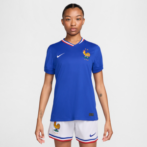 FFF (Men's Team) 2024/25 Stadium HomeNike Replika Fußballtrikot mit Dri-FIT-Technologie (Damen) - Blau - S (EU 36-38)