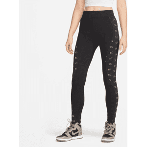 Nike AirLeggings in voller Länge mit hohem Bund für Damen - Schwarz - M (EU 40-42)