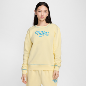 Nike SportswearFleece-Sweatshirt mit Rundhalsausschnitt für Damen - Braun - M (EU 40-42)