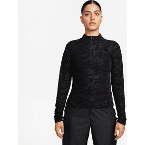 Nike Trail Dri-FIT Midlayer-Trail-Oberteil mit Viertelreißverschluss für Damen - Schwarz - L (EU 44-46)