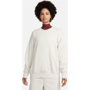 Nike Sportswear Phoenix Fleece Oversize-Damen-Sweatshirt mit Rundhalsausschnitt - Braun - M (EU 40-42)