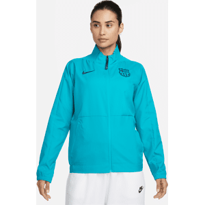 FC Barcelona ThirdNike Web-Fußballjacke für Damen - Grün - M (EU 40-42)