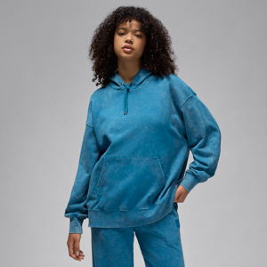 Jordan Flight FleeceDamen-Hoodie im Washed-Look - Blau - M (EU 40-42)