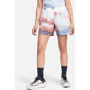 Nike ACGDamen-Shorts mit hohem Bund - Blau - L (EU 44-46)