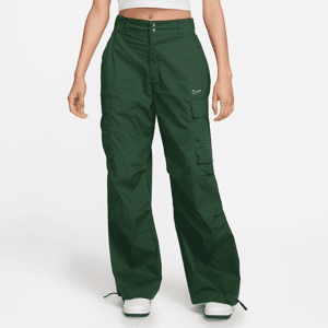 Nike SportswearWeite Cargohose mit hohem Bund für Damen - Grün - XS (EU 32-34)