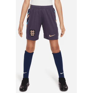 England 2024 Stadium AwayNike Dri-FIT Replika-Fußballshorts (ältere Kinder) - Lila - S