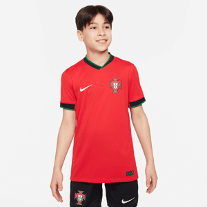 Portugal (Men's Team) 2024/25 Stadium HomeNike Replika-Fußballtrikot mit Dri-FIT-Technologie (ältere Kinder) - Rot - L