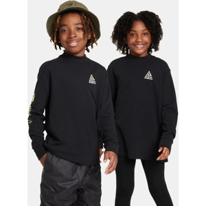 Nike ACGWaffel-Longsleeve mit lockerer Passform für ältere Kinder (Jungen) - Schwarz - XS