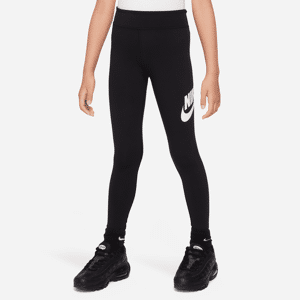 Nike Sportswear EssentialLeggings mit mittelhohem Bund für ältere Kinder (Mädchen) - Schwarz - XL