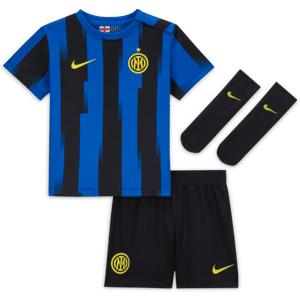 Inter Mailand 2023/24 Home dreiteiliges Nike Dri-FIT-Set für Babys und Kleinkinder - Blau - 12-18M