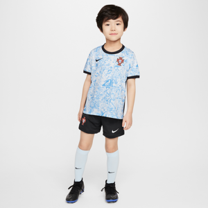 Portugal 2024 Stadium AwayDreiteiliges Nike Replika Fußballtrikot-Set für jüngere Kinder - Weiß - M