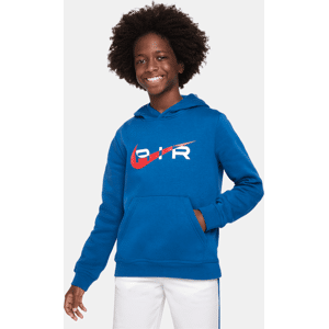 Nike Air Pullover-Fleece-Hoodie für ältere Kinder - Blau - S