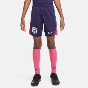 England StrikeNike Dri-FIT Strick-Fußballshorts für ältere Kinder - Lila - M