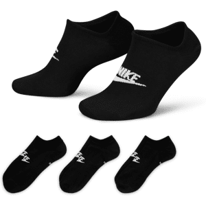 Nike Sportswear Everyday Essential No-Show-Socken (3 Paar) - Schwarz - 38-42