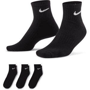 Nike Everyday CushionedTrainings-Knöchelsocken (3 Paar) - Schwarz - 42-46