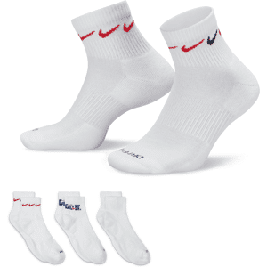 Nike Everyday Plus CushionedTrainings-Knöchelsocken (3 Paar) - Multi-Color - XL