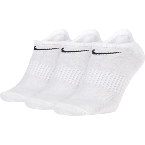 Nike Everyday Lightweight No-Show-Trainingssocken (3 Paar) - Weiß - 38-42