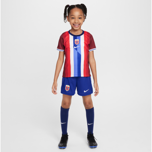 Norway 2024 Stadium Home Dreiteiliges Nike Replica Fußballtrikot-Set für jüngere Kinder - Rot - M