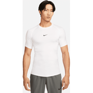 Nike ProDri-FIT Kurzarm-Fitness-Oberteil mit enger Passform für Herren - Weiß - M