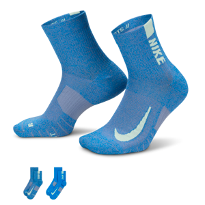 Nike MultiplierLauf-Knöchelsocken (2 Paar) - Multi-Color - 46-50