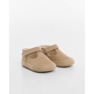 MANGO BABY Ankle Boots aus Leder - Sandfarben - 19-20