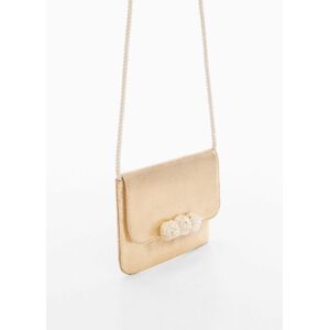 Mango Kids Kleine Metallic-Tasche - Gold - U - weiblich