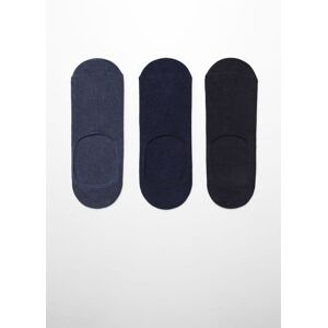 mango man 3-er Pack Baumwollsocken - Dunkles Marineblau - 40-42 - männlich