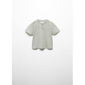 MANGO BABY Basic-T-Shirt aus Baumwolle - Khaki - 5-6