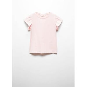 Mango Kids Kurzärmliges T-Shirt mit Rüschen - Rosa - 7-8 - weiblich