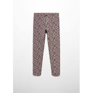 Mango Kids Leggings mit Blumenmuster - Lila - 13-14 - weiblich