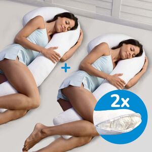 Dreamolino SwanPillow ergonomisches Seitenschläferkissen 1+1 GRATIS