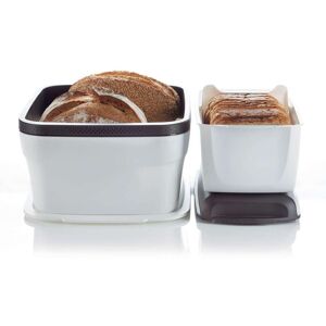 Tupperware BreadSmart Spar-Set (bestehend aus beiden Brotkasten-Größen)