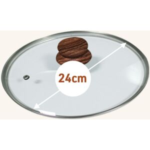 Livington Copper & Stone Pan Deckel 24cm