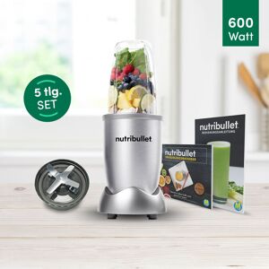 NutriBullet® 600W Smoothie Maker 5tlg. silber