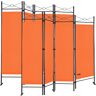 Casaria® Paravent 2er-Set Orange 180x163cm