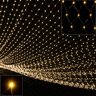 monzana® Netzlichterkette Warmweiß 100 LED 120x120cm